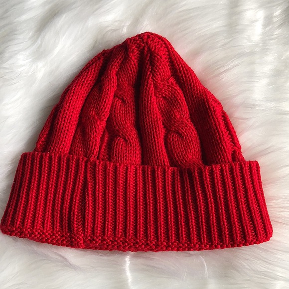 NWOT Four Star Beanie Bright Red - Picture 3 of 3